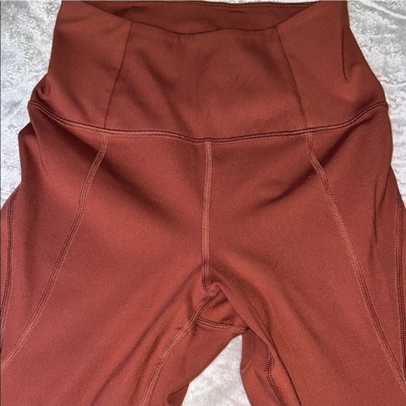 Girlfriend Collective Leggings Rust XS EUC - Picture 2 of 4
